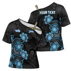 Personalised Adelaide Strikers NAIDOC Week 2026 Cross Shoulder Shirt Sea Turtles Aboriginal Art