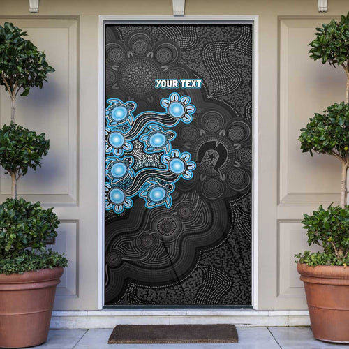 Personalised Adelaide Strikers NAIDOC Week 2026 Door Cover Sea Turtles Aboriginal Art