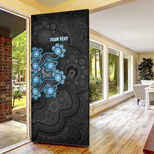 Personalised Adelaide Strikers NAIDOC Week 2026 Door Cover Sea Turtles Aboriginal Art