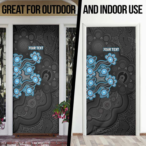 Personalised Adelaide Strikers NAIDOC Week 2026 Door Cover Sea Turtles Aboriginal Art