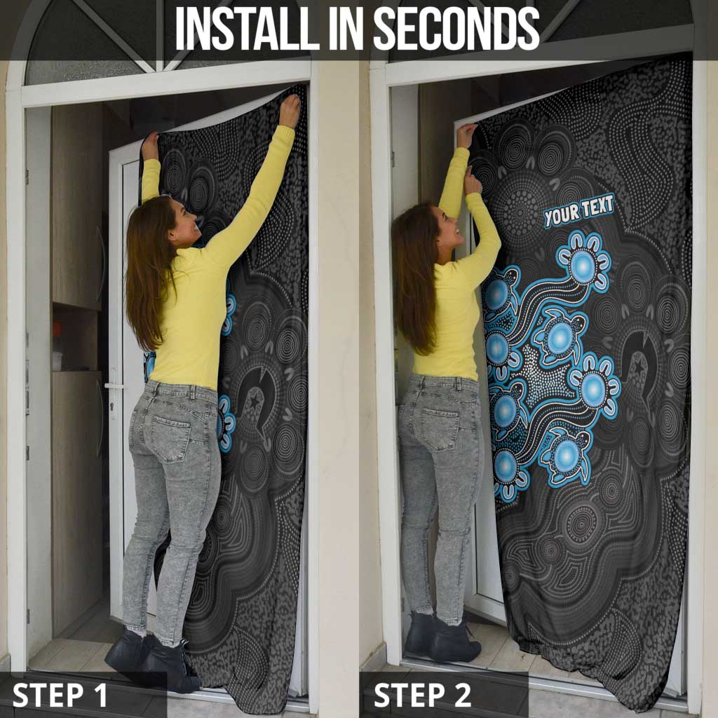 Personalised Adelaide Strikers NAIDOC Week 2026 Door Cover Sea Turtles Aboriginal Art