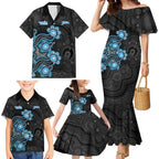 Personalised Adelaide Strikers NAIDOC Week 2026 Family Matching Mermaid Dress and Hawaiian Shirt Sea Turtles Aboriginal Art