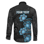 Personalised Adelaide Strikers NAIDOC Week 2026 Family Matching Off Shoulder Short Dress and Hawaiian Shirt Sea Turtles Aboriginal Art