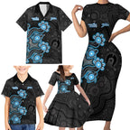 Personalised Adelaide Strikers NAIDOC Week 2026 Family Matching Short Sleeve Bodycon Dress and Hawaiian Shirt Sea Turtles Aboriginal Art