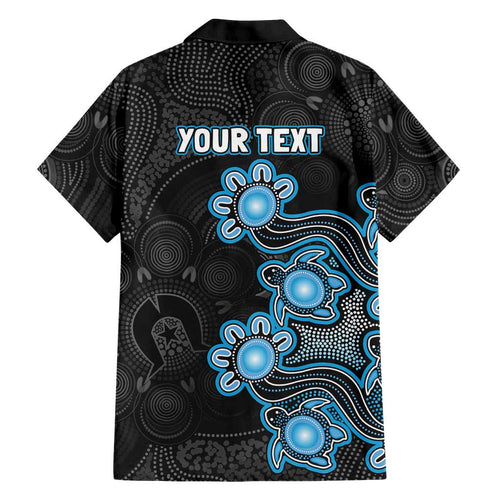 Personalised Adelaide Strikers NAIDOC Week 2026 Family Matching Summer Maxi Dress and Hawaiian Shirt Sea Turtles Aboriginal Art