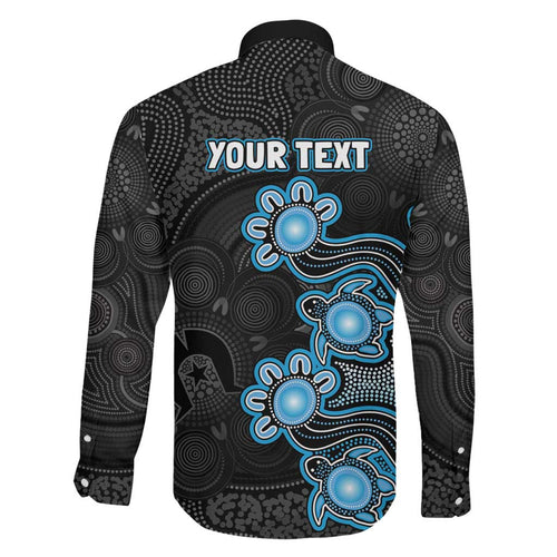 Personalised Adelaide Strikers NAIDOC Week 2026 Family Matching Tank Maxi Dress and Hawaiian Shirt Sea Turtles Aboriginal Art