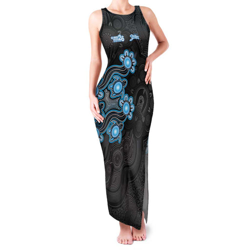 Personalised Adelaide Strikers NAIDOC Week 2026 Family Matching Tank Maxi Dress and Hawaiian Shirt Sea Turtles Aboriginal Art