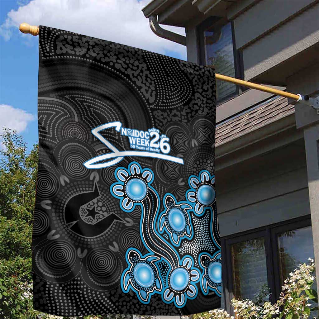 Adelaide Strikers NAIDOC Week 2026 Garden Flag Sea Turtles Aboriginal Art