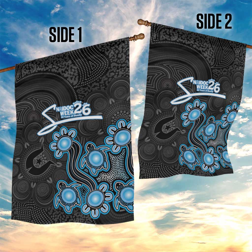 Adelaide Strikers NAIDOC Week 2026 Garden Flag Sea Turtles Aboriginal Art