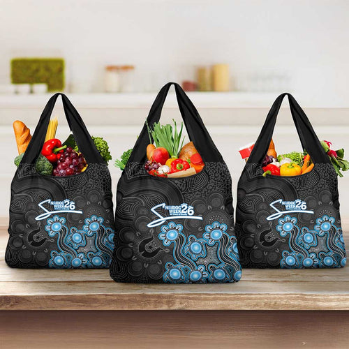 Adelaide Strikers NAIDOC Week 2026 Grocery Bag Sea Turtles Aboriginal Art