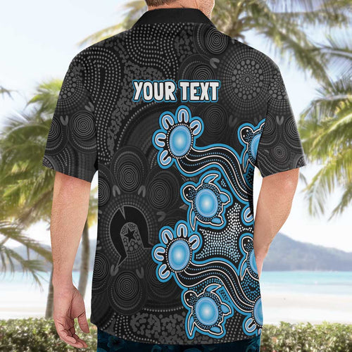 Personalised Adelaide Strikers NAIDOC Week 2026 Hawaiian Shirt Sea Turtles Aboriginal Art