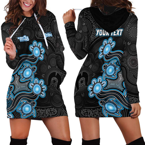 Personalised Adelaide Strikers NAIDOC Week 2026 Hoodie Dress Sea Turtles Aboriginal Art