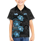 Personalised Adelaide Strikers NAIDOC Week 2026 Kid Hawaiian Shirt Sea Turtles Aboriginal Art