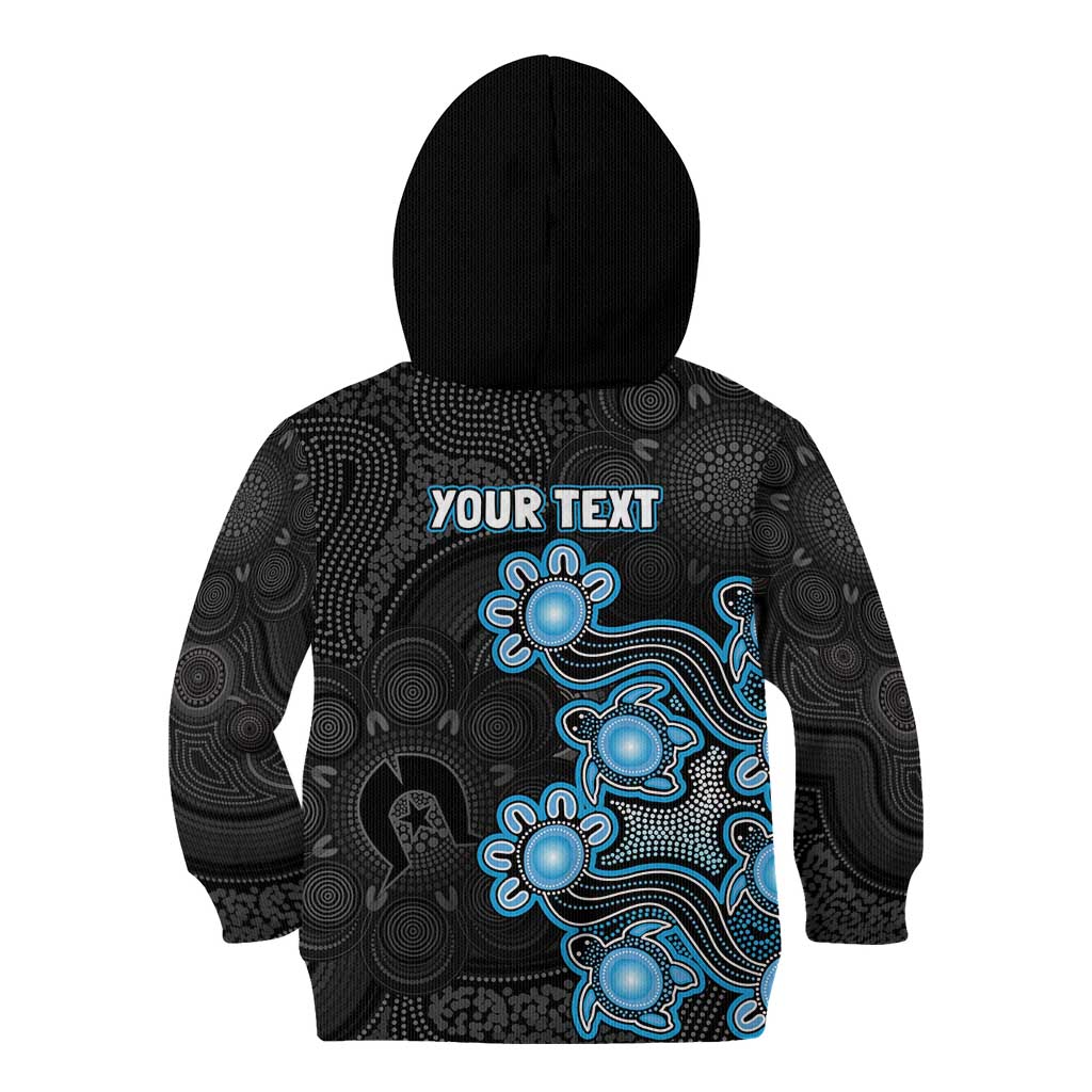 Personalised Adelaide Strikers NAIDOC Week 2026 Kid Hoodie Sea Turtles Aboriginal Art