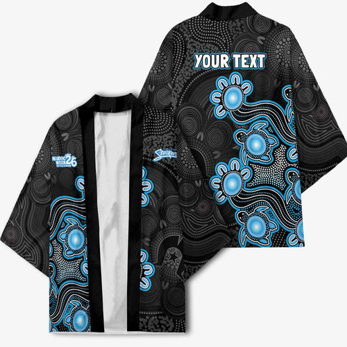 Personalised Adelaide Strikers NAIDOC Week 2026 Kimono Sea Turtles Aboriginal Art