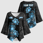 Personalised Adelaide Strikers NAIDOC Week 2026 Kimono Sleeve Blouse Sea Turtles Aboriginal Art