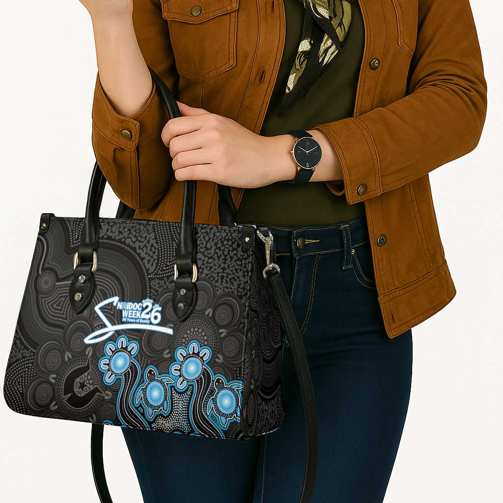 Adelaide Strikers NAIDOC Week 2026 Leather Bag Sea Turtles Aboriginal Art
