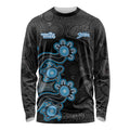 Personalised Adelaide Strikers NAIDOC Week 2026 Long Sleeve Shirt Sea Turtles Aboriginal Art