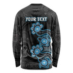 Personalised Adelaide Strikers NAIDOC Week 2026 Long Sleeve Shirt Sea Turtles Aboriginal Art