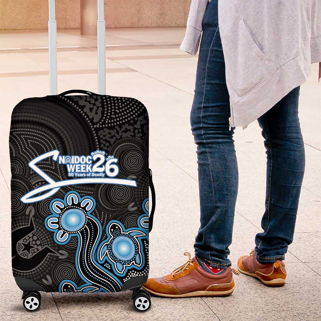 Adelaide Strikers NAIDOC Week 2026 Luggage Cover Sea Turtles Aboriginal Art