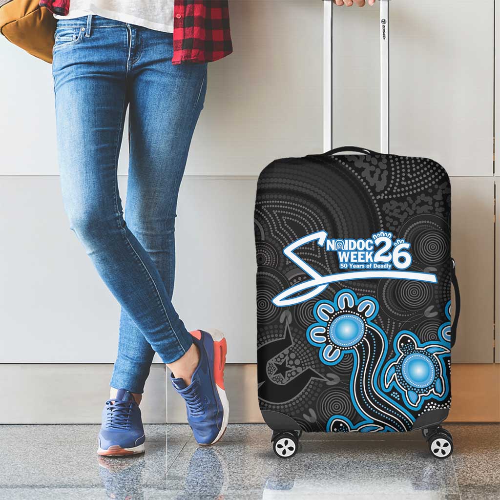 Adelaide Strikers NAIDOC Week 2026 Luggage Cover Sea Turtles Aboriginal Art