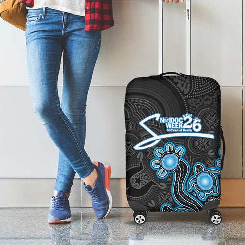 Adelaide Strikers NAIDOC Week 2026 Luggage Cover Sea Turtles Aboriginal Art