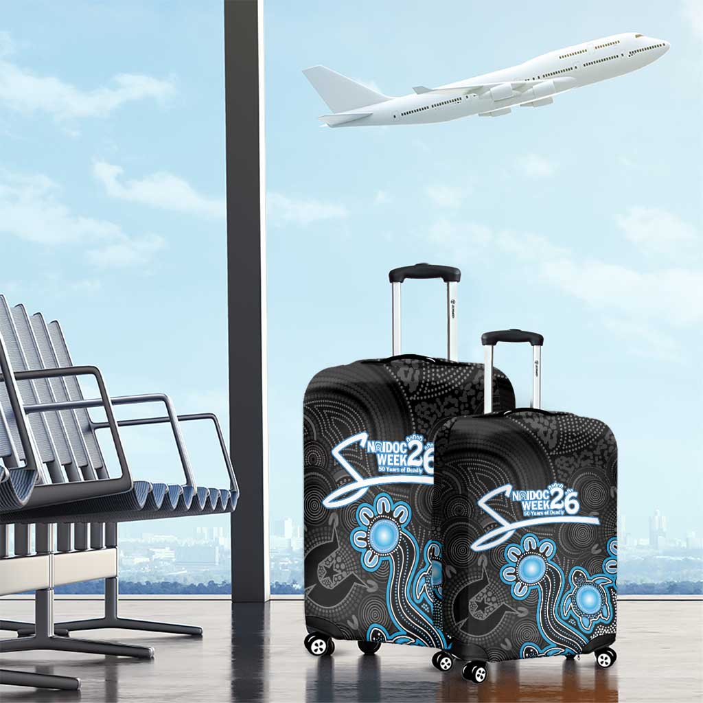 Adelaide Strikers NAIDOC Week 2026 Luggage Cover Sea Turtles Aboriginal Art