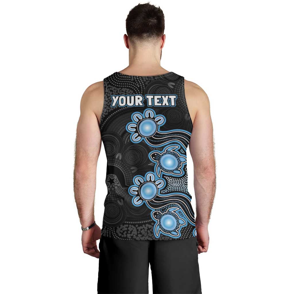 Personalised Adelaide Strikers NAIDOC Week 2026 Men Tank Top Sea Turtles Aboriginal Art