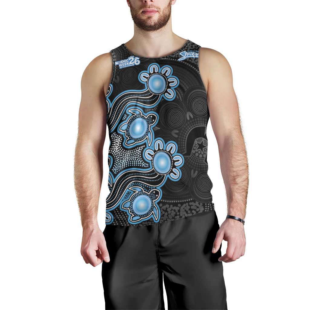 Personalised Adelaide Strikers NAIDOC Week 2026 Men Tank Top Sea Turtles Aboriginal Art