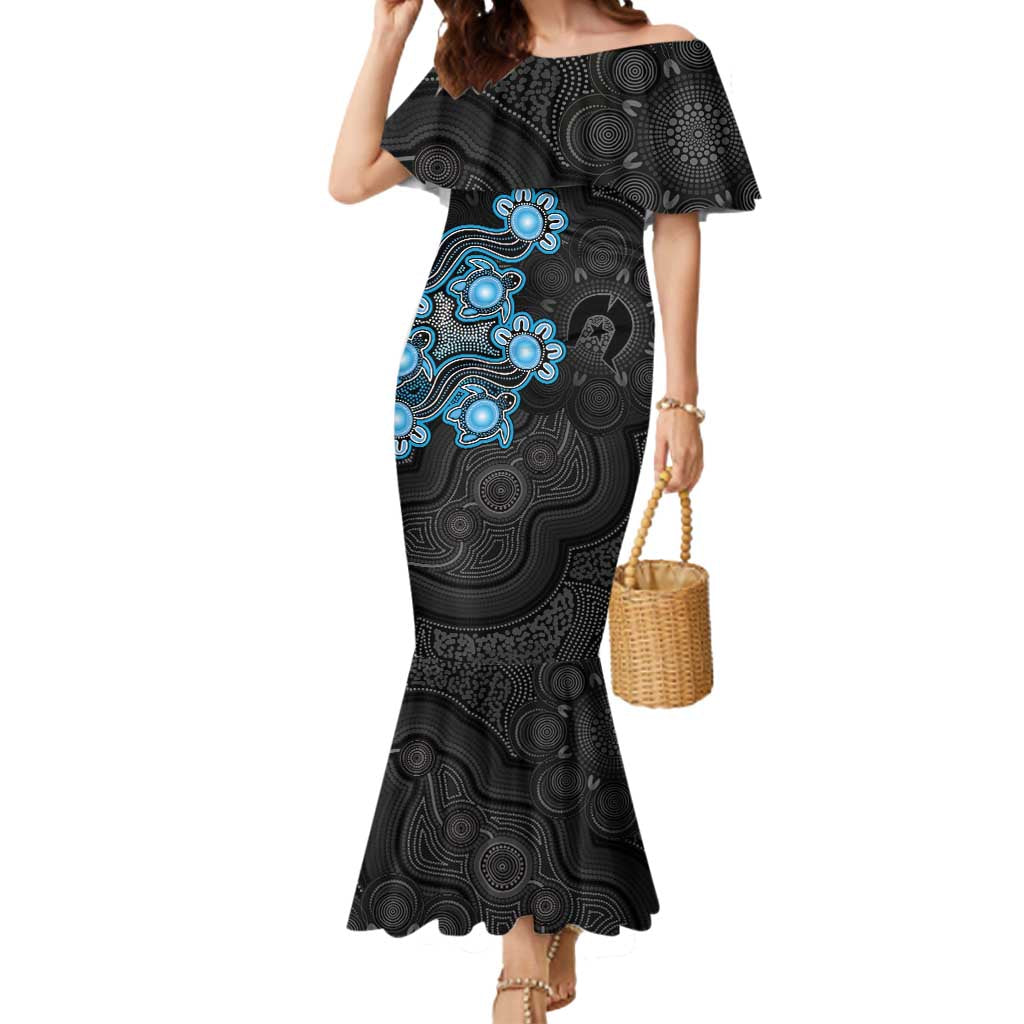 Personalised Adelaide Strikers NAIDOC Week 2026 Mermaid Dress Sea Turtles Aboriginal Art