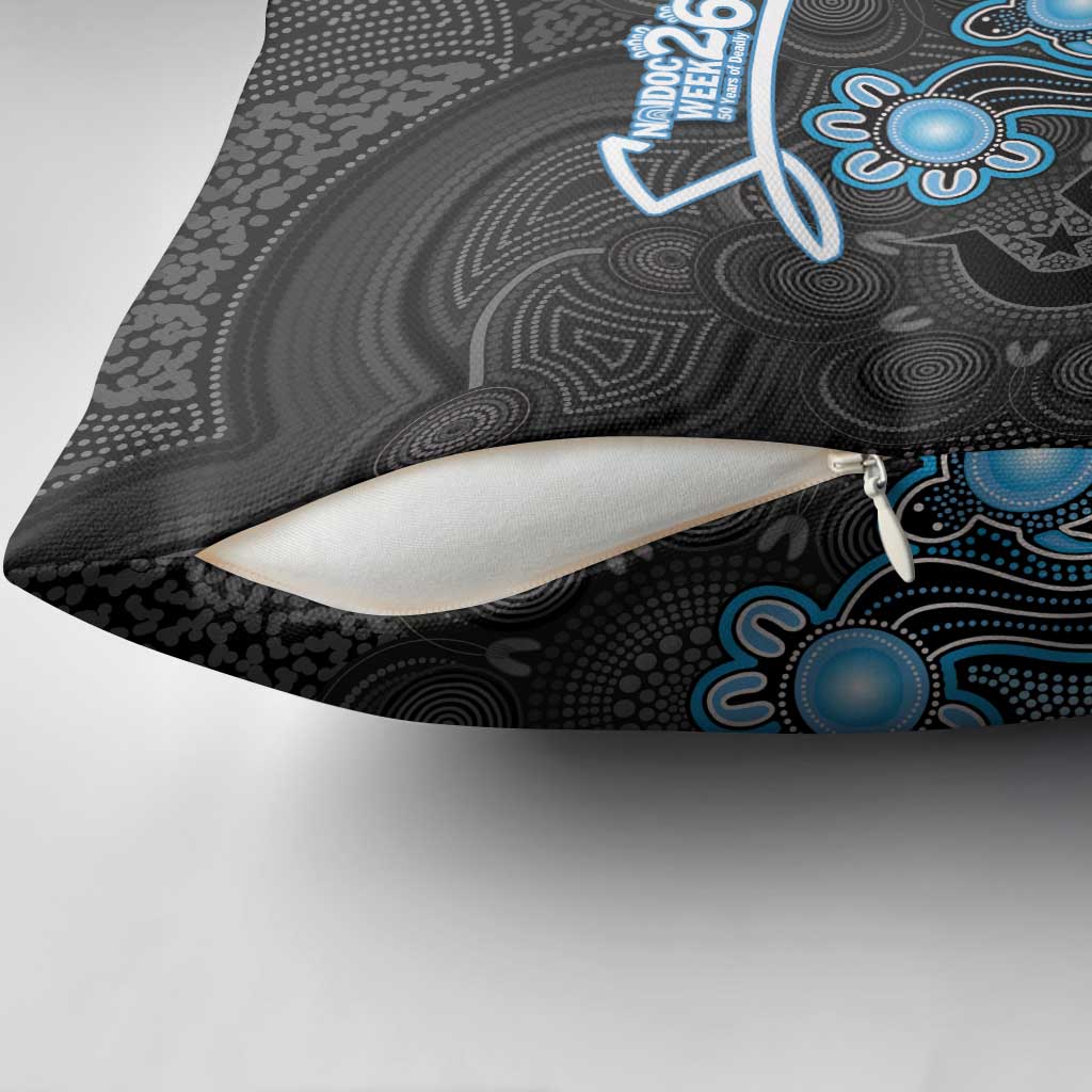 Adelaide Strikers NAIDOC Week 2026 Pillow Cover Sea Turtles Aboriginal Art