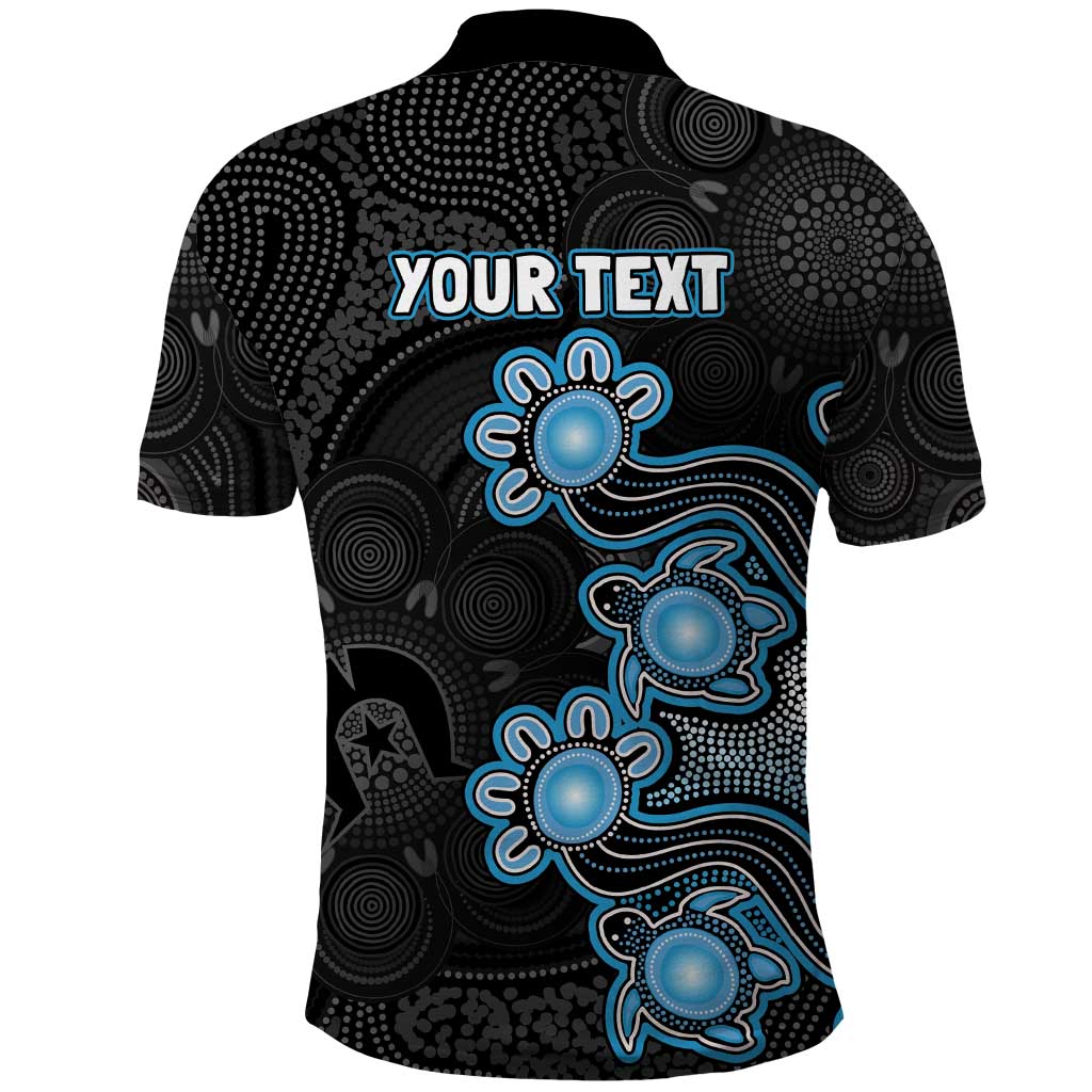 Personalised Adelaide Strikers NAIDOC Week 2026 Polo Shirt Sea Turtles Aboriginal Art