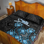 Adelaide Strikers NAIDOC Week 2026 Quilt Bed Set Sea Turtles Aboriginal Art
