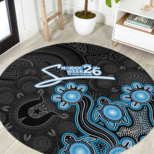 Adelaide Strikers NAIDOC Week 2026 Round Carpet Sea Turtles Aboriginal Art