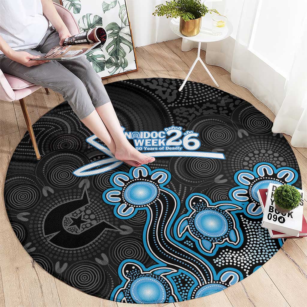 Adelaide Strikers NAIDOC Week 2026 Round Carpet Sea Turtles Aboriginal Art