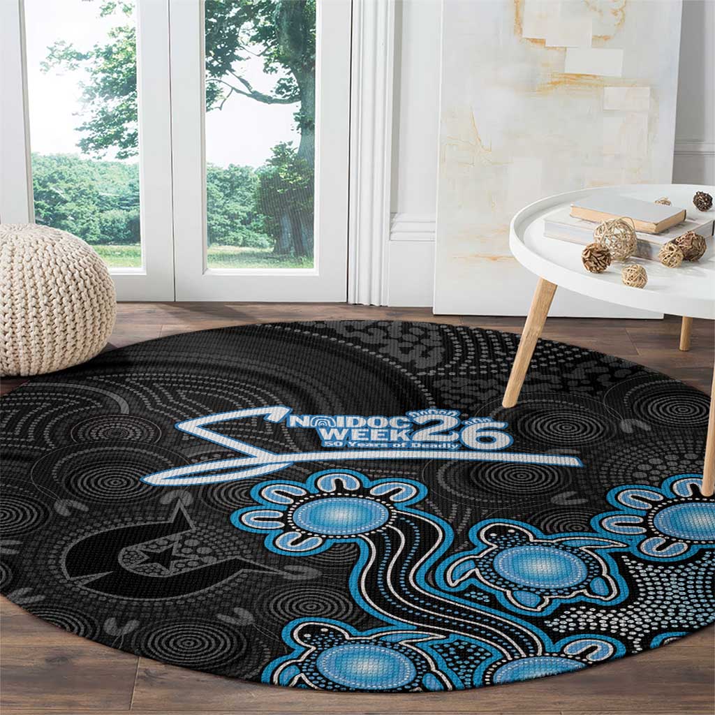 Adelaide Strikers NAIDOC Week 2026 Round Carpet Sea Turtles Aboriginal Art