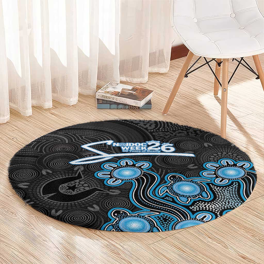 Adelaide Strikers NAIDOC Week 2026 Round Carpet Sea Turtles Aboriginal Art