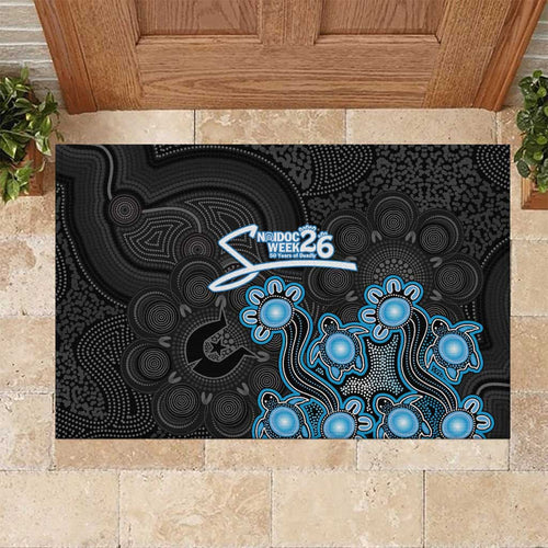 Adelaide Strikers NAIDOC Week 2026 Rubber Doormat Sea Turtles Aboriginal Art