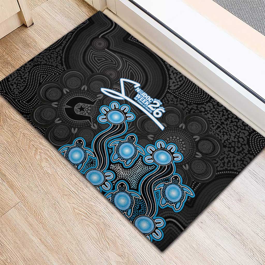 Adelaide Strikers NAIDOC Week 2026 Rubber Doormat Sea Turtles Aboriginal Art