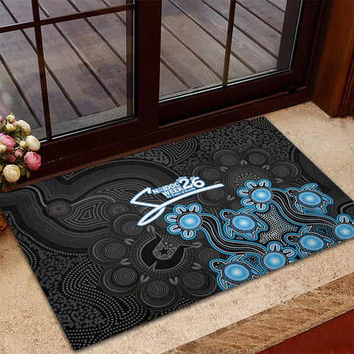 Adelaide Strikers NAIDOC Week 2026 Rubber Doormat Sea Turtles Aboriginal Art