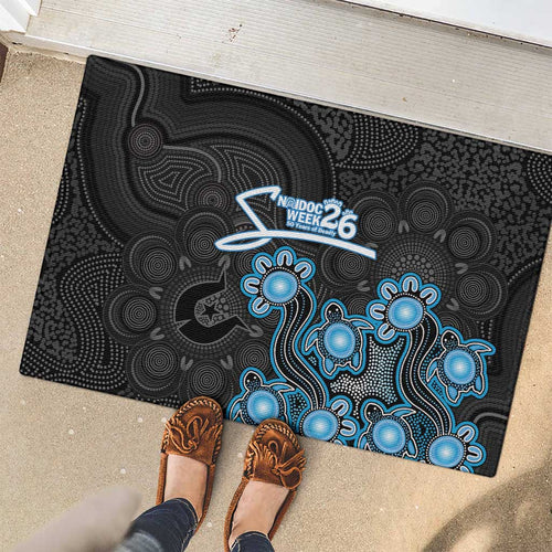 Adelaide Strikers NAIDOC Week 2026 Rubber Doormat Sea Turtles Aboriginal Art