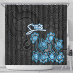 Adelaide Strikers NAIDOC Week 2026 Shower Curtain Sea Turtles Aboriginal Art