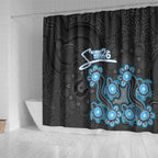 Adelaide Strikers NAIDOC Week 2026 Shower Curtain Sea Turtles Aboriginal Art