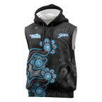 Personalised Adelaide Strikers NAIDOC Week 2026 Sleeveless Hoodie Sea Turtles Aboriginal Art
