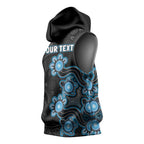 Personalised Adelaide Strikers NAIDOC Week 2026 Sleeveless Hoodie Sea Turtles Aboriginal Art