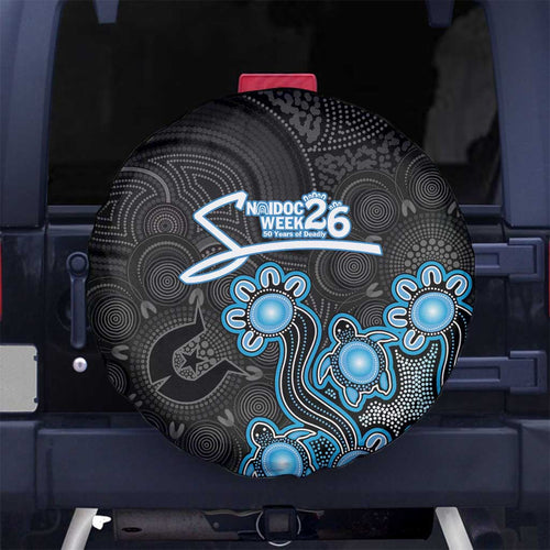 Adelaide Strikers NAIDOC Week 2026 Spare Tire Cover Sea Turtles Aboriginal Art