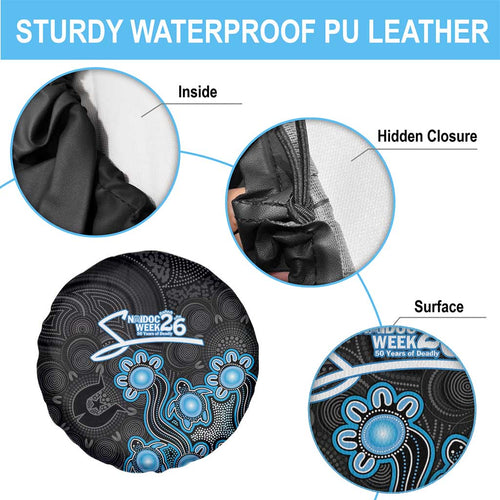 Adelaide Strikers NAIDOC Week 2026 Spare Tire Cover Sea Turtles Aboriginal Art