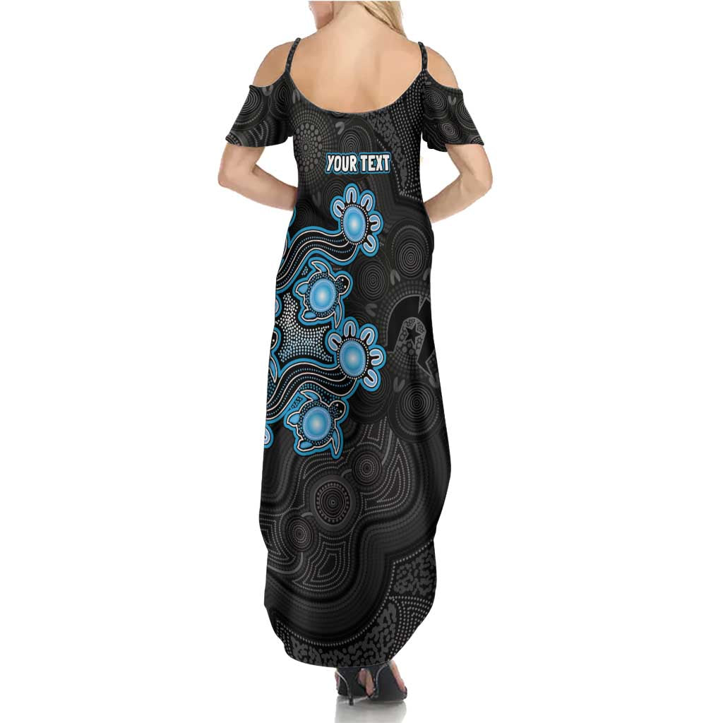 Personalised Adelaide Strikers NAIDOC Week 2026 Summer Maxi Dress Sea Turtles Aboriginal Art