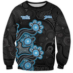 Personalised Adelaide Strikers NAIDOC Week 2026 Sweatshirt Sea Turtles Aboriginal Art