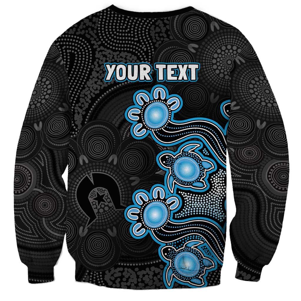 Personalised Adelaide Strikers NAIDOC Week 2026 Sweatshirt Sea Turtles Aboriginal Art